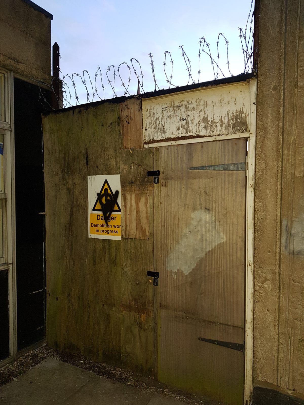 Secured door