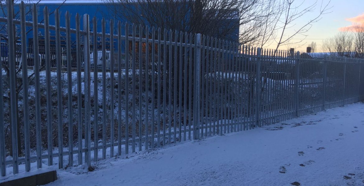 Completed Palisade Fence Installation