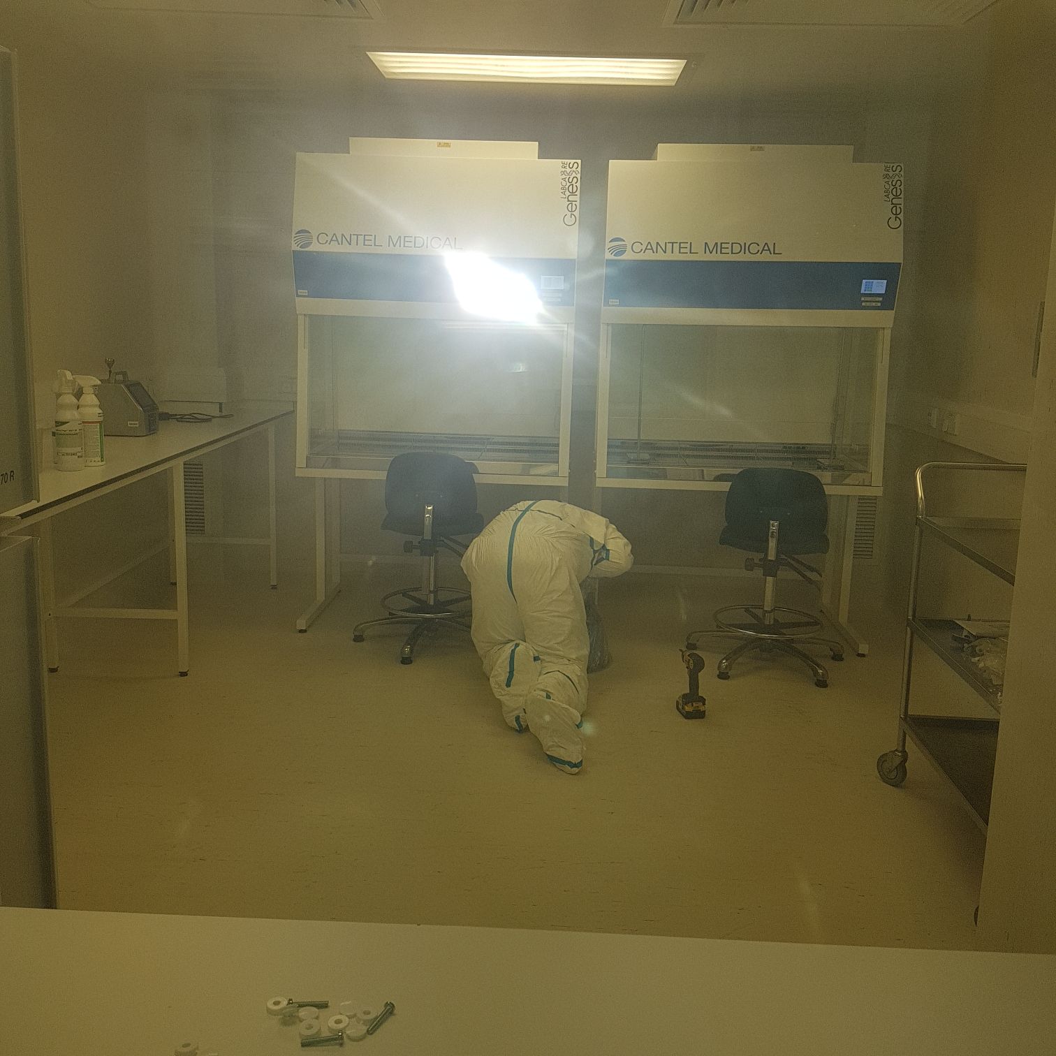 Working in the sterile environment